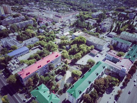 Panels buildings in Russia, Soviet architecture housesの写真素材