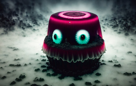 Funny halloween monsterの素材