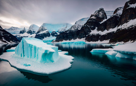 Icebergs in Glacier Lagoonの素材