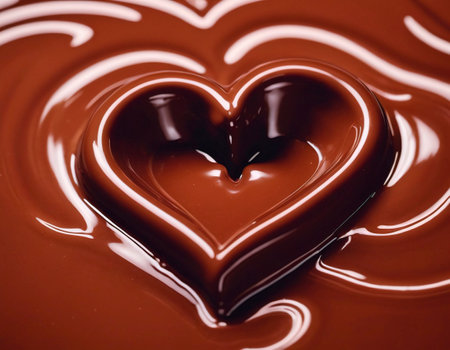 Heart Shaped Chocolate - Sweetness and Love in Every Bite. Indulge in the sweetness and love embodied in this heartの素材