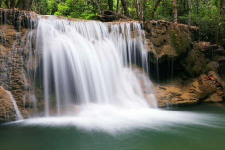 Waterfall in Thailandの写真素材