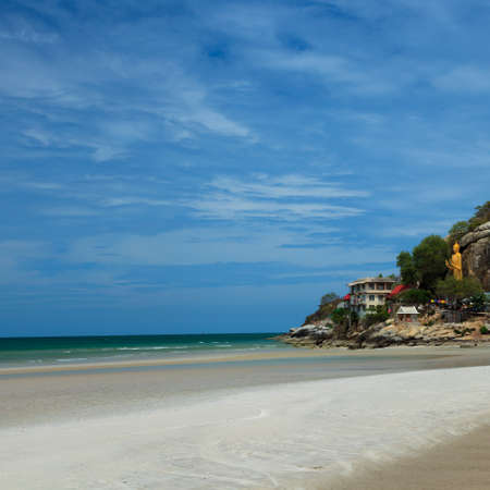 Hua hin beach Thailandの写真素材