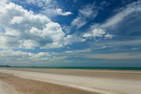 Hua hin beach Thailandの写真素材