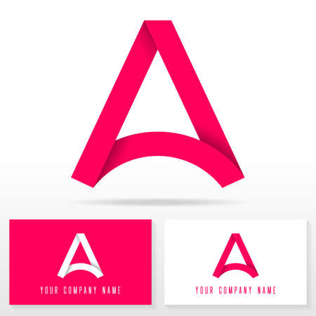 Letter A icon design template elementsのイラスト素材