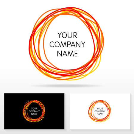 Letter O logo icon design template elements Illustration. Letter O logo icon design vector sign. Business card templates.のイラスト素材