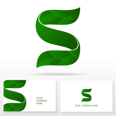 Letter S logo icon design template elements Illustration. Letter S logo icon design vector sign. Business card templates.のイラスト素材