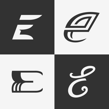 letter D sign icon design template elementsのイラスト素材