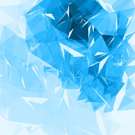 Geometric polygonal background. Abstract low poly futuristic vector background. Easy change color.のイラスト素材
