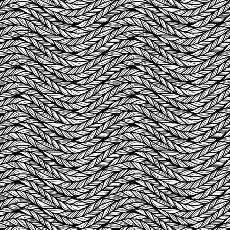 pattern, seamless, background, vector, texture, wallpaper, monochrome, black and white, hand drawn, Ornate, Ornament, Design Element, Decoration, Backdrop, Wave, abstract, Style, Covering, Bright, Decor, textile, decorative, fabric, wavyのイラスト素材