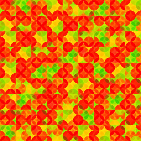 Abstract colorful seamless pattern with circles. Stock vector illustration for background, website, flyers, brochures and presentations.のイラスト素材