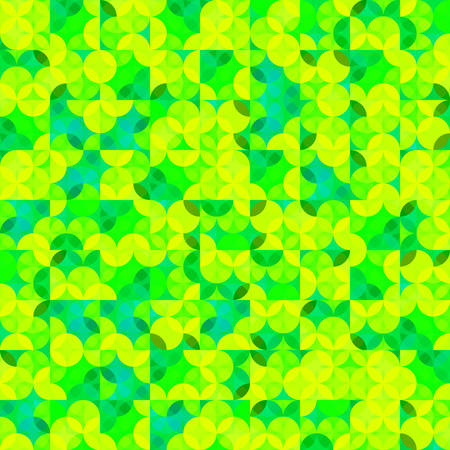 Abstract seamless pattern in green colors. Stock vector illustration for background, website, flyers, brochures and presentations.のイラスト素材