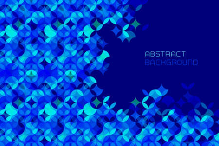 Dark blue colors. Stock vector illustration.のイラスト素材