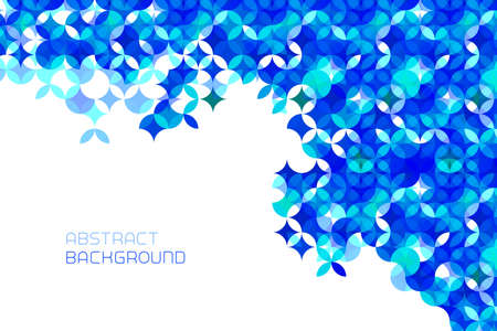 Abstract blue colors. Stock vector illustration.のイラスト素材