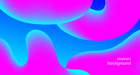 Abstract vector gradient background with 3d elements. Stock vector backdrop.のイラスト素材