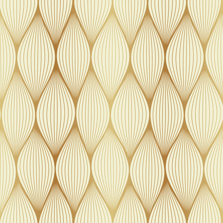 Abstract golden seamless pattern. Luxury background texture for fabric, packaging, invitation design. Stock vector illustration.のイラスト素材
