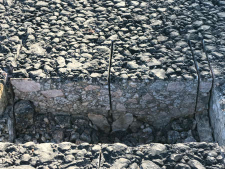 Place of selection of the kernel in the form of a rectangular from asphalt concrete pavement. Kern....