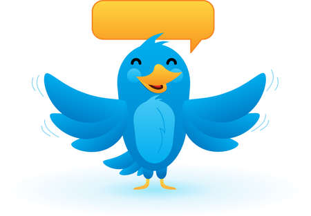 Speaking nestlingのイラスト素材