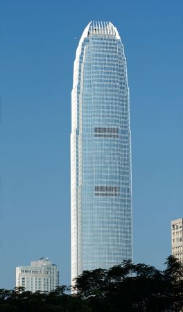 The Hong Kong International Finance Centre (2IFC) skyscraper. 
