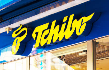 ROSTOCK, GERMANY - MAY 12, 2016: Chibo is a German chain of coffee retailers and cafÃ©sのeditorial素材