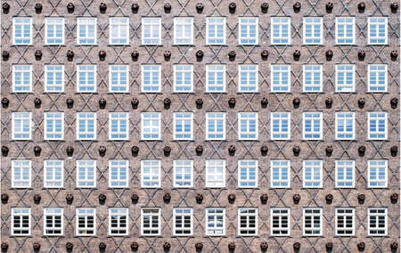 Old traditional buildings in Hamburg. Germany travel.の写真素材