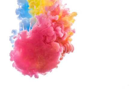 Ink in water. abstract backgroundの写真素材