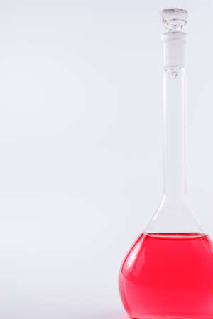 science and clinic background. Chemical and Medical laboratory research.  laboratory beakers with...