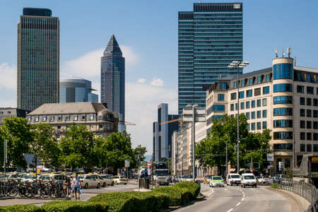 Frankfurt, Germany - July 27, 2017: Frankfurt Hauptwache streetfotography.のeditorial素材