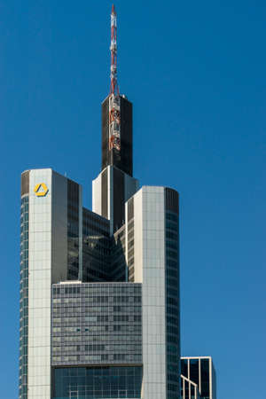 Frankfurt, Germany - July 271 2017: Commerzbank Frankfurt at Main Hauptwacheのeditorial素材