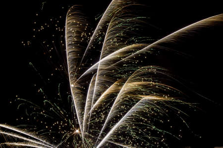 celebration with fireworks in the new year's eve