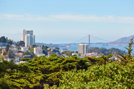 Scenic view of downtown in San Francisco, California, USA