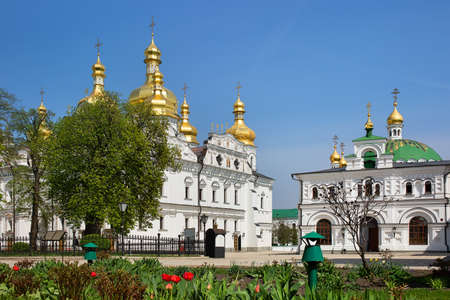 Territory of Kyiv-Pechersk Lavra in Kyiv, Ukraineのeditorial素材