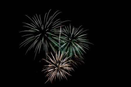 Salute in honor of the new yearの写真素材