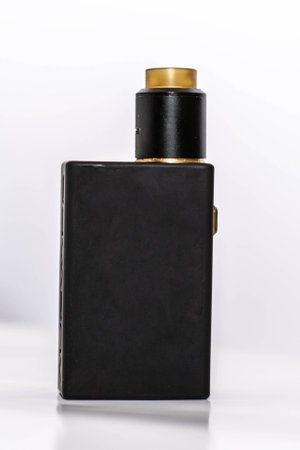 battery and vapor device with isolated background