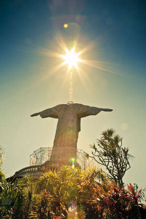 Christ the Redeemer Rio De Janeiro Brazilのeditorial素材