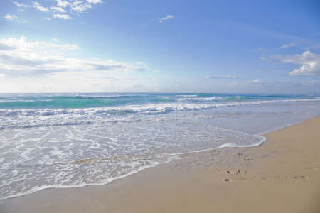 sunny day at the beach Surfers Paradise Australiaの写真素材