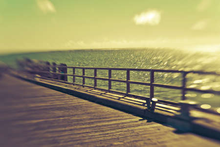 coastline of tropcial Lord Howe Island. photograped with lens baby for dreamy abstract effect.の写真素材