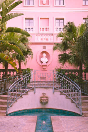 Greek themed  mansion in Spain.のeditorial素材