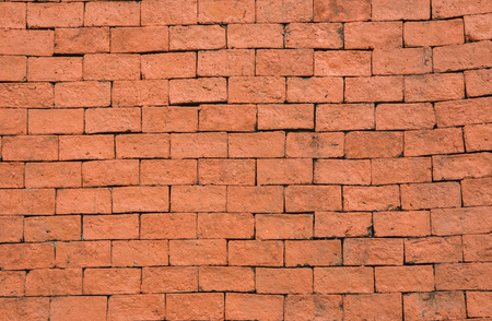 Red brick wall texture backgroundの写真素材