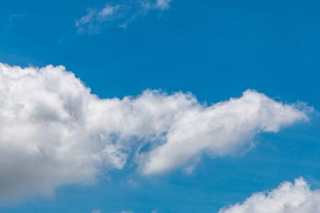 Blue sky with white thin cloud