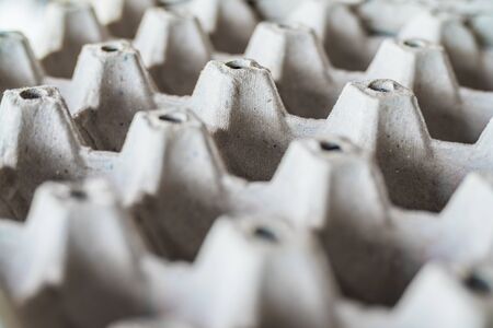 Egg tray made from recycle paperの写真素材