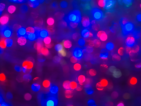 bokeh and flare of blured background night sceneの写真素材