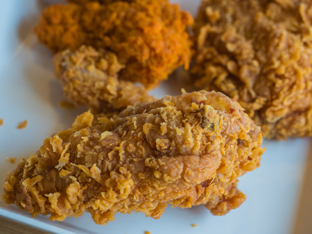 fried chicken , spicy chicken , food wallpaperの写真素材