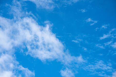 The Blue sky with cloud. Beautiful natural of sky abstract or background.の写真素材