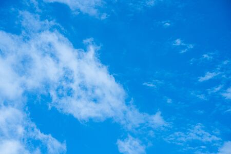 The Blue sky with cloud. Beautiful natural of sky abstract or background.の写真素材