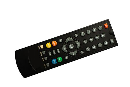 A Remote control TV isolated on white backgroundの写真素材