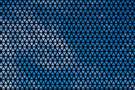 The Abstract mosaic blue  with square tiles over black, vertical format.の写真素材