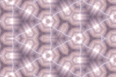 The abstract reflection of lighting connect point, kaleidoscope image