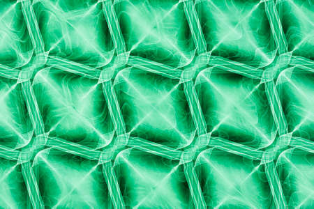 Green and white filament cells - Abstract designの写真素材