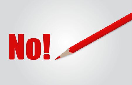 No redのイラスト素材