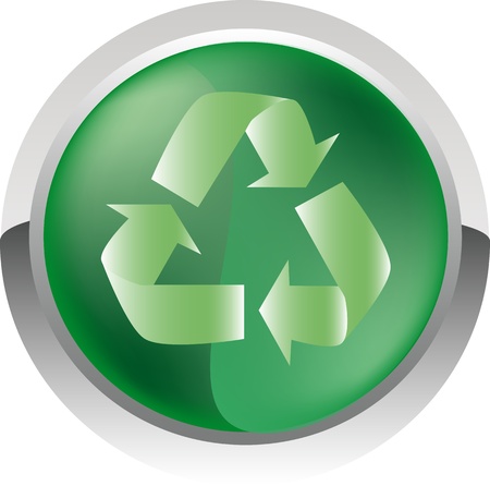Recycle glossy iconのイラスト素材